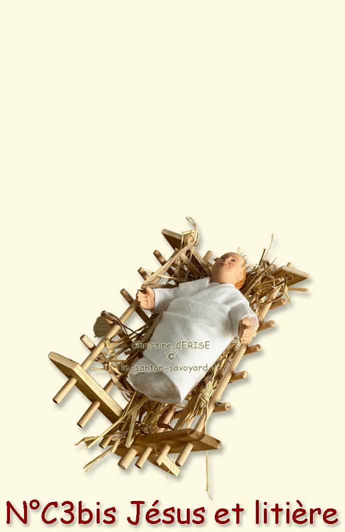 N°C3bis Jésus et litière